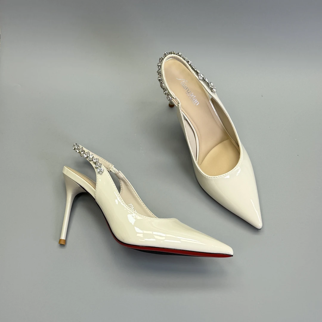 778-20米色（8.5厘米）细跟高跟鞋