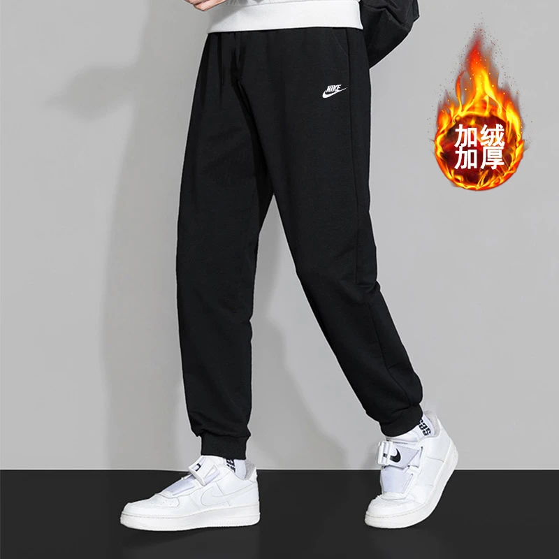 Nike耐克男裤正品2026新款冬季加绒保暖百搭长裤加厚舒适运动卫裤