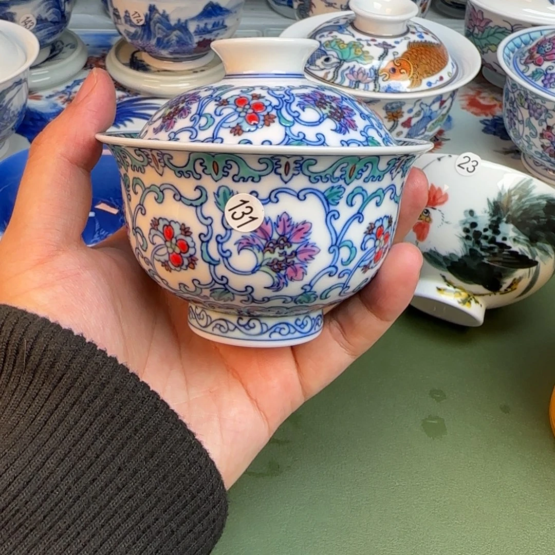 彦祖纯手工手绘茶具131