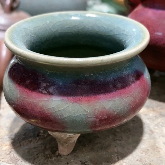 瓦当摆件摆件茶桌茶台陶瓷L****.