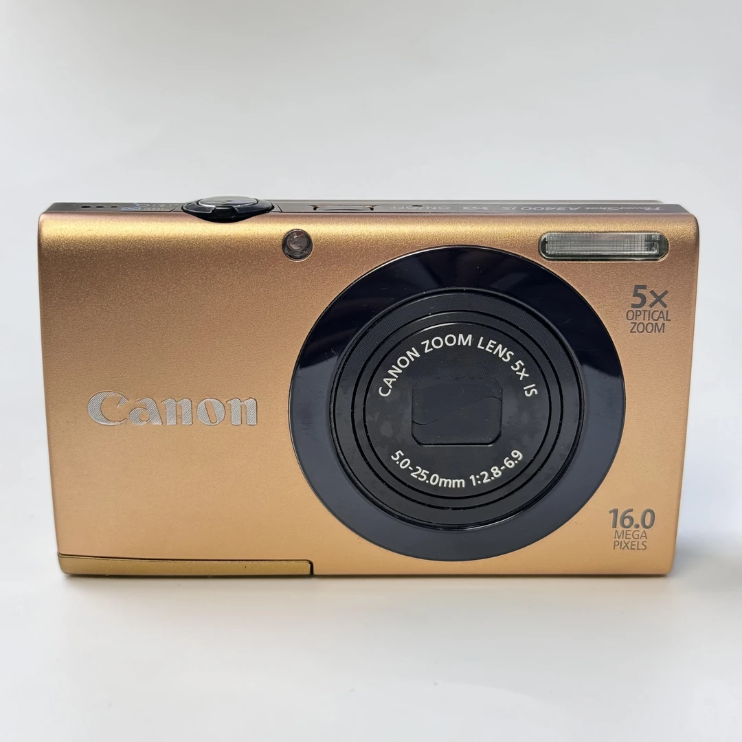 95新 Canon/佳能 a3400棕色1600w像素5x光变ccd数码相机