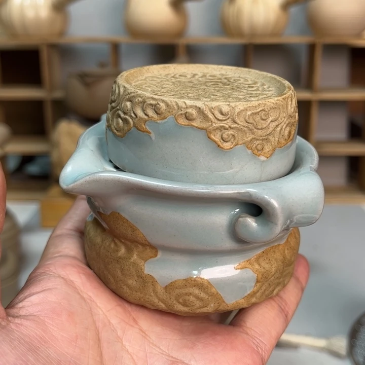 壶老段烧陶瓷茶器