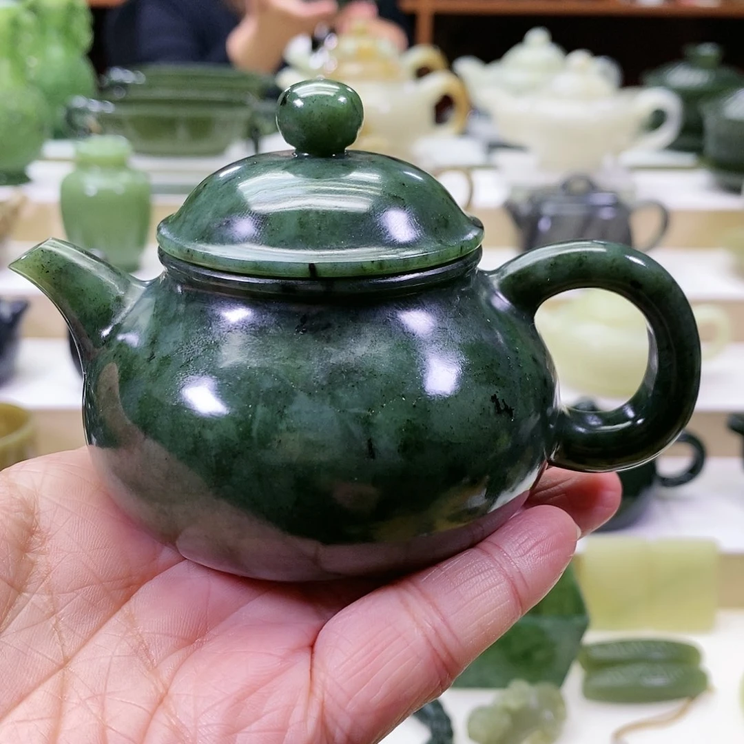 和田玉茶壶未镶嵌