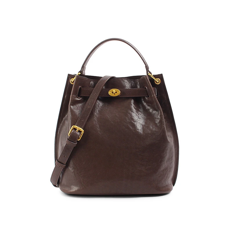 【会所·大金桶】【潘文青补贴】新品单肩休闲女包808-20627D-HN