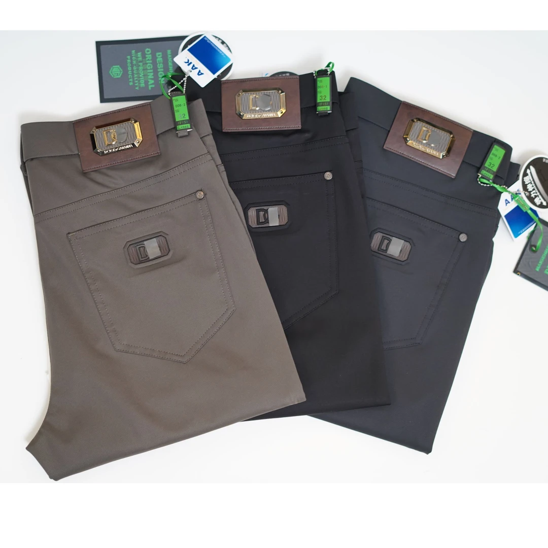 9987男士休闲裤直筒夏季薄款宽松修身弹力