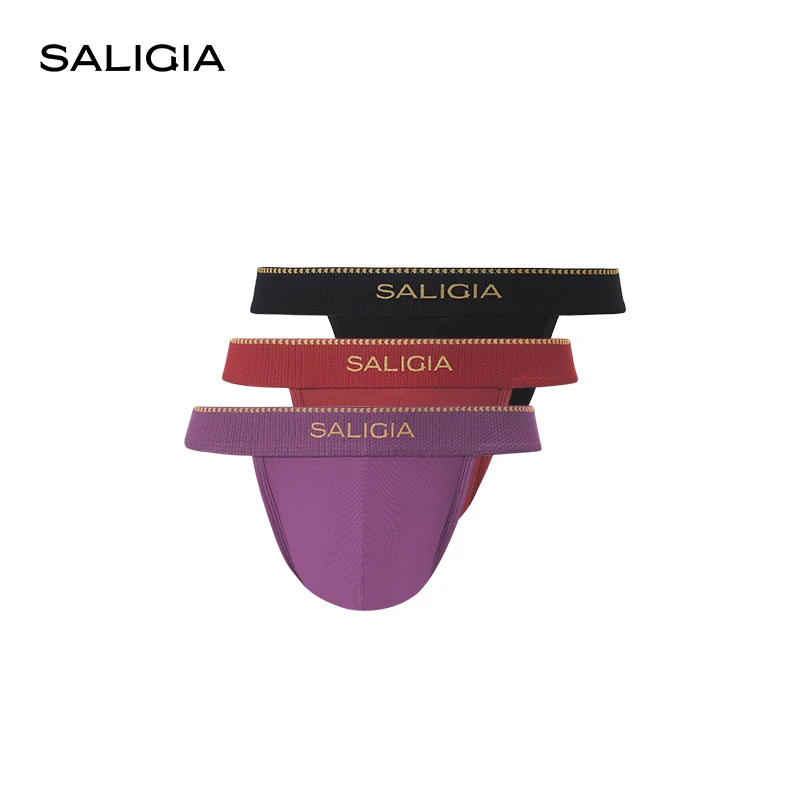 SALIGIA希腊之源系列丰稔藤叶140S莫代尔男士高叉内裤