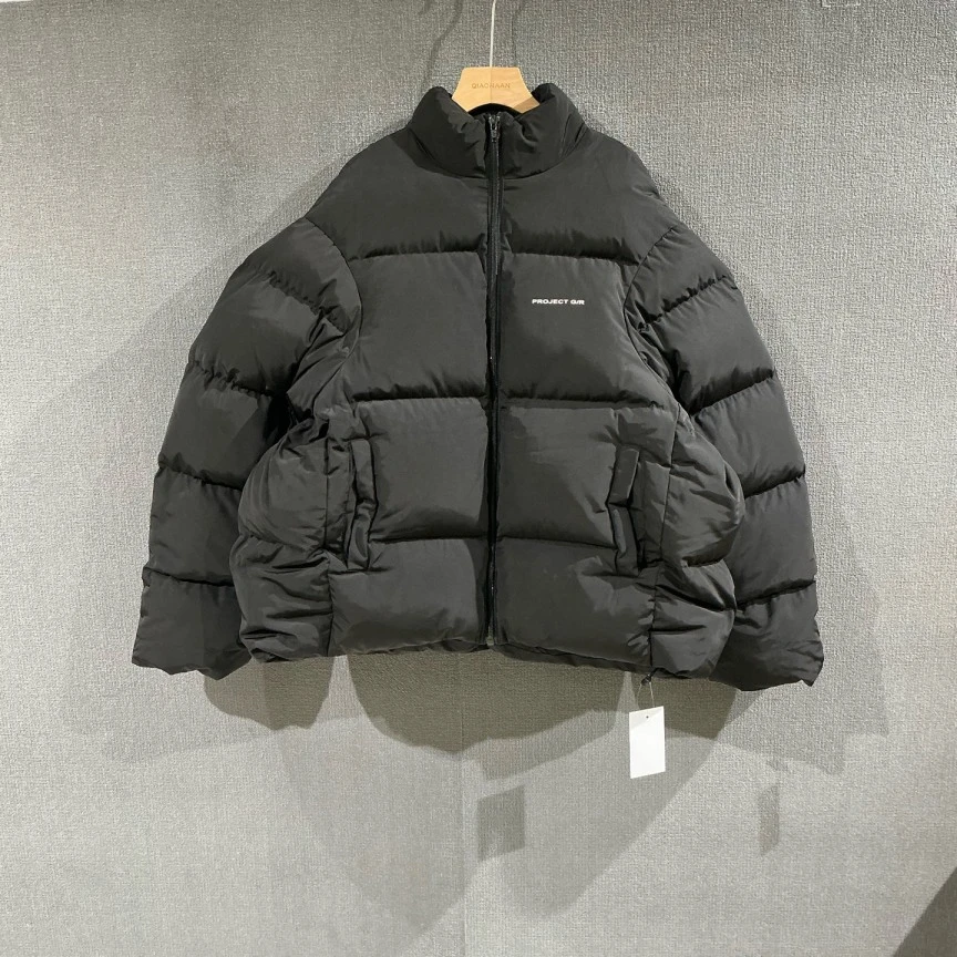 99新 maje Project G/R（pm）字母印花黑色面包服 1码/3858