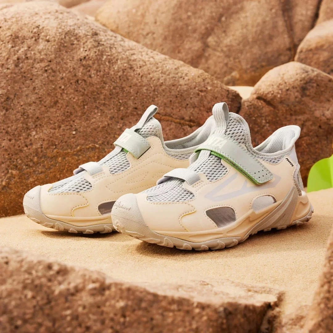 【速干包头凉鞋】安踏儿童沙滩鞋2025夏季新款透气犟弹科技包头凉鞋