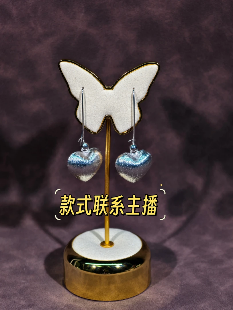 合金耳饰一对(随单发）