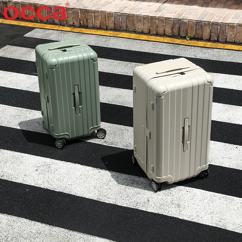 OCCA/Trunk大容量行李箱37分旅行箱高颜值纯PC坚固耐用顺滑行李箱