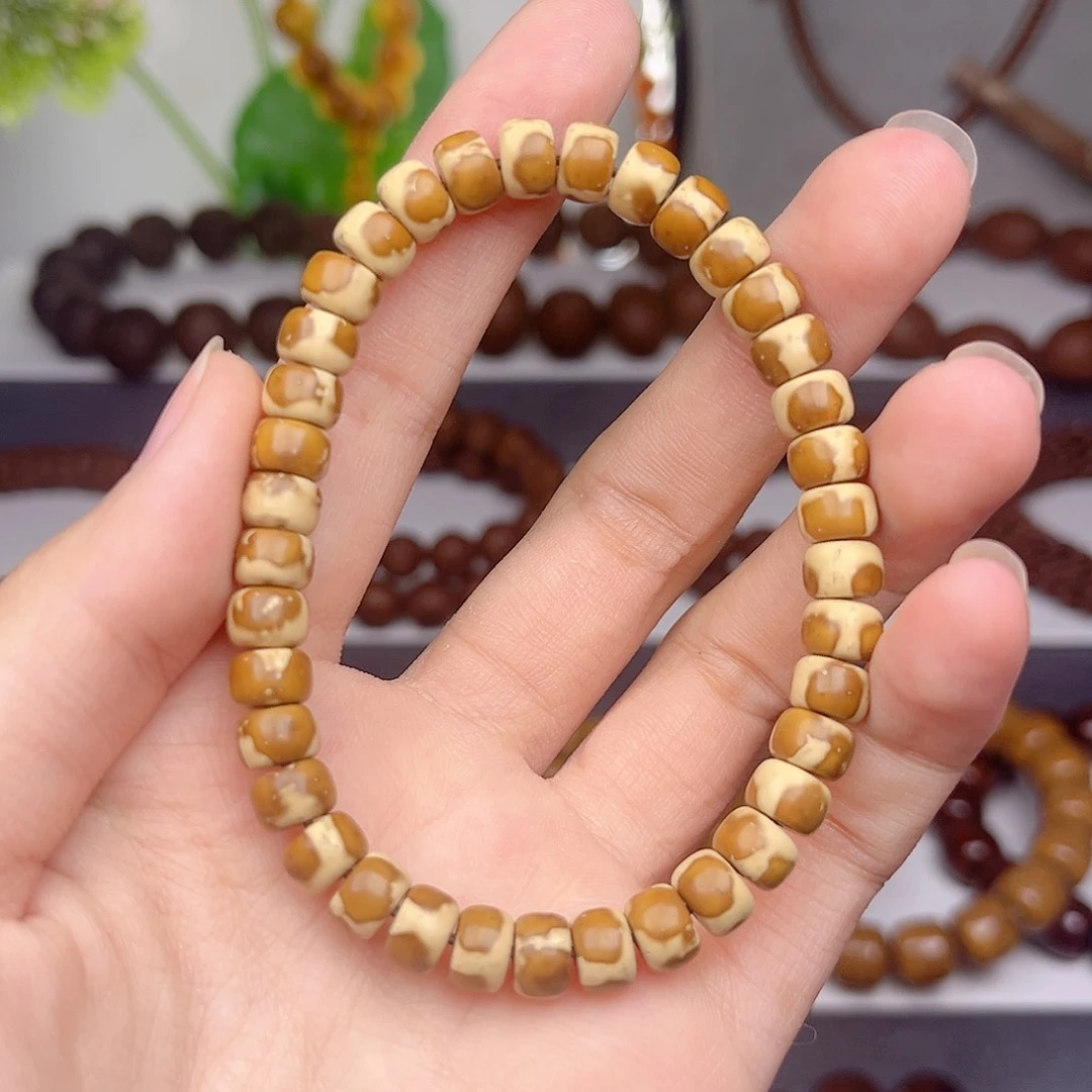 紫金鼠手串【福利款】实心纯肉花皮老型7*5