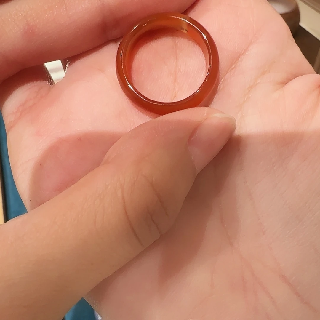 未镶嵌手链玛瑙/玉髓?红玛瑙戒指