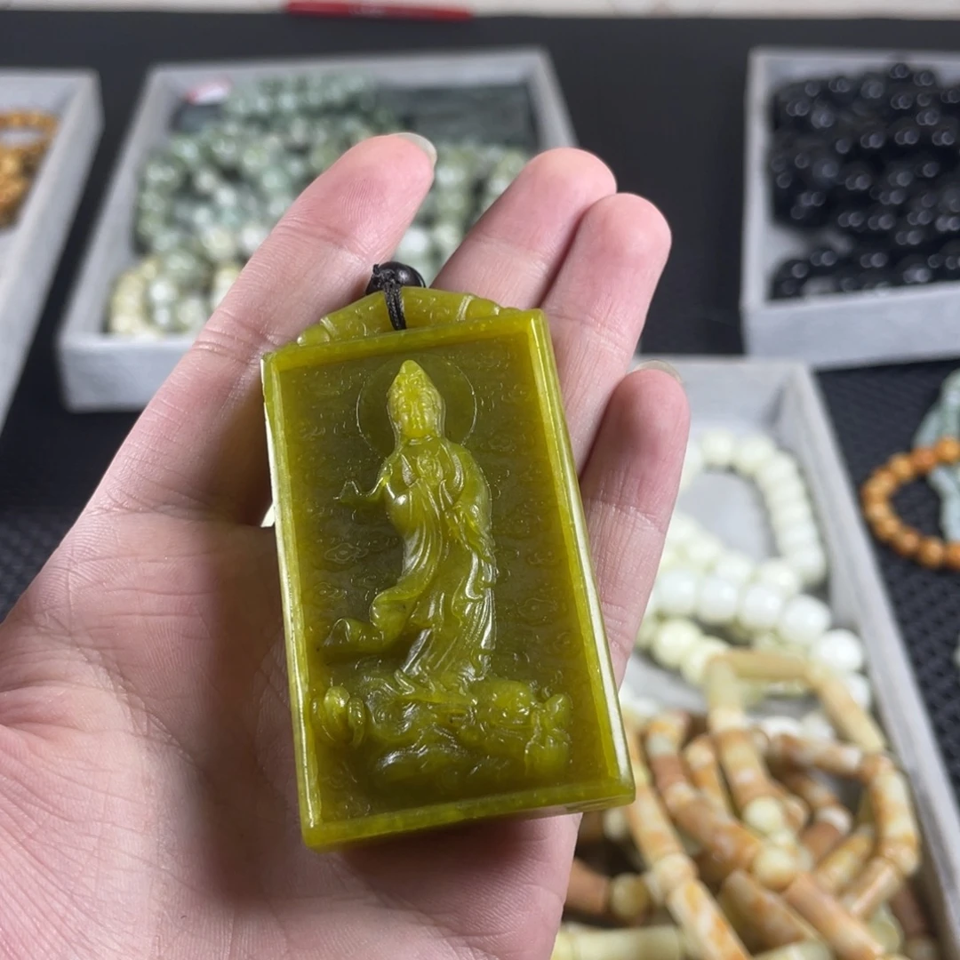 蛇纹石玉未镶嵌手链