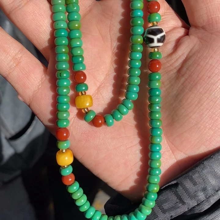 吊坠白玉菩提好看漂亮的108