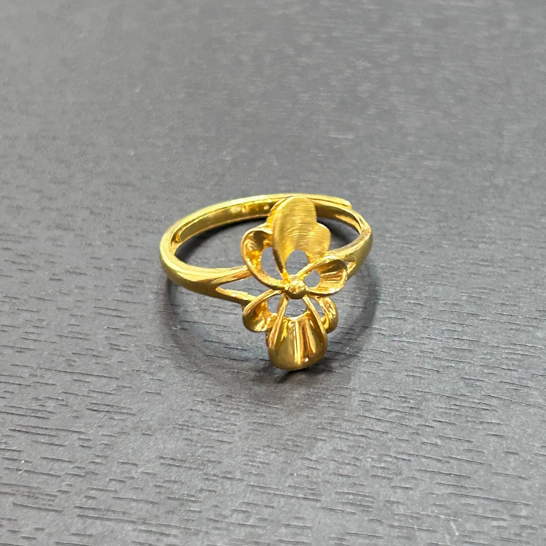 【店长专享】足金999投资金攒黄金悦己鸢尾花ZBHJJ491克重多退少补