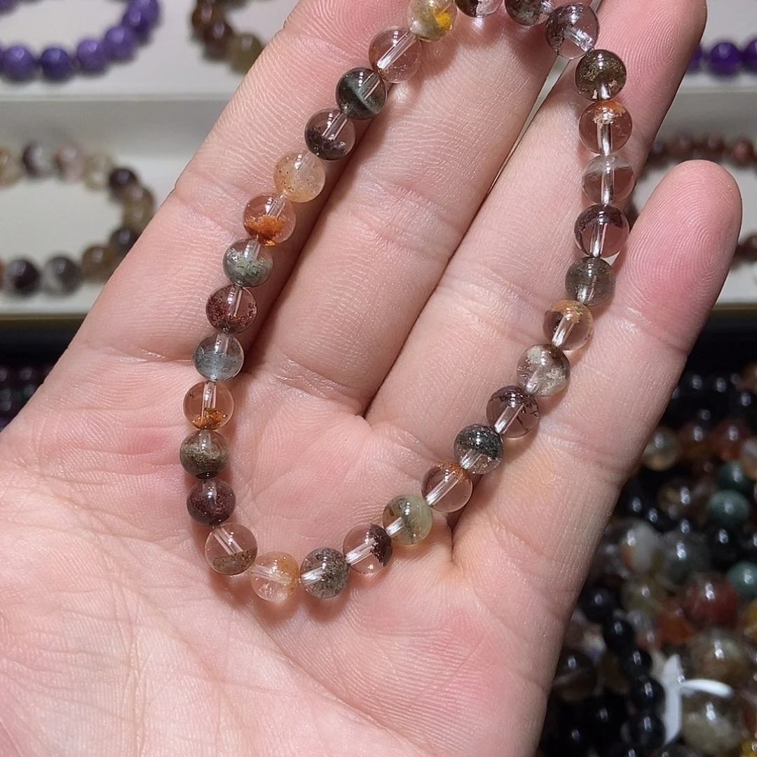 未镶嵌手链水晶四季幽灵6.8