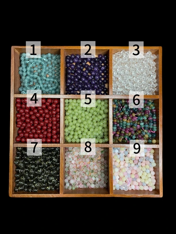 【自选珠珠】手工DIY编织穿珠串珠 散珠圆珠多样性发货 四季必备