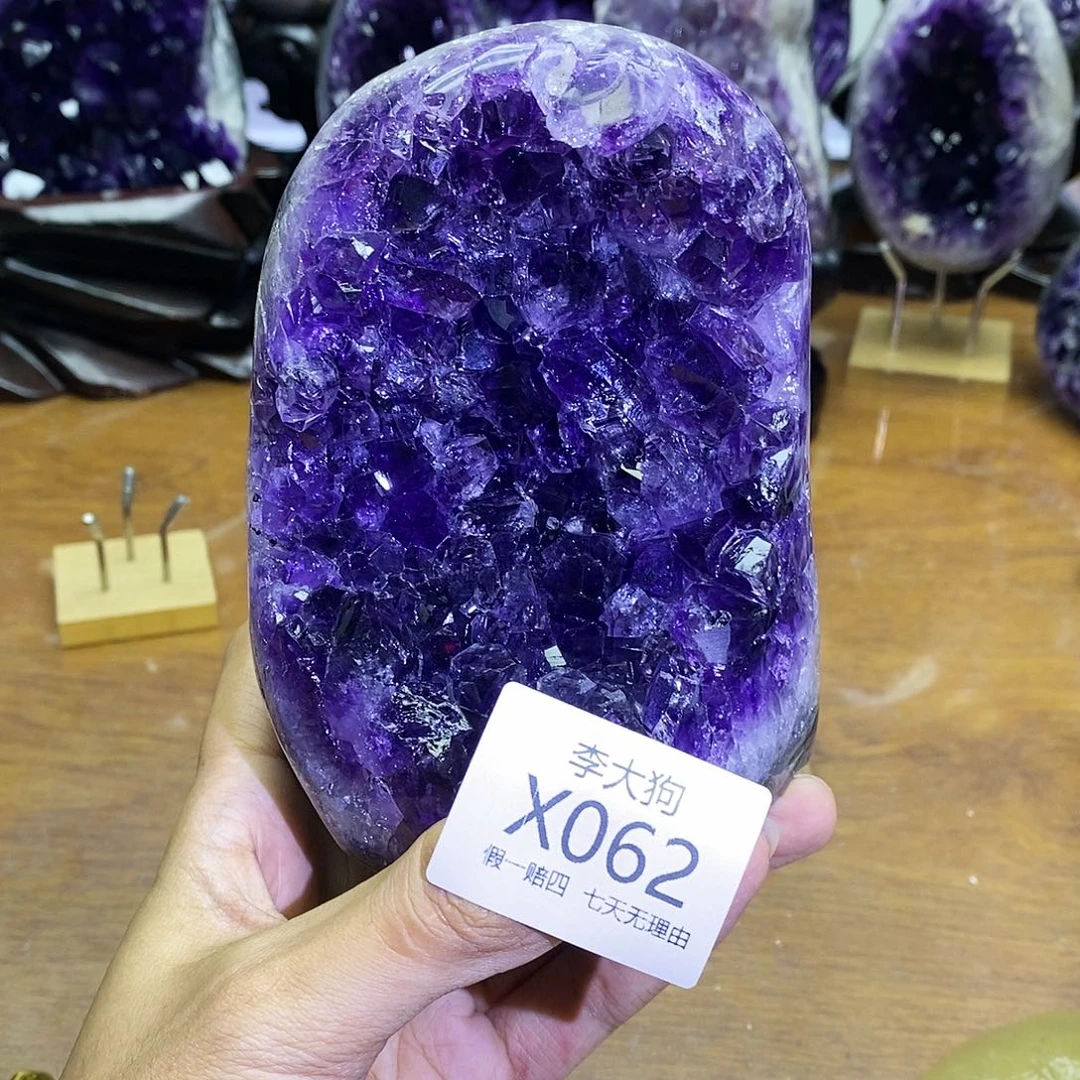 银S925镶嵌大型摆件（非配饰）紫晶