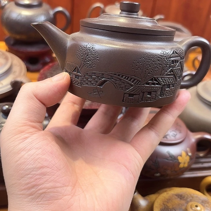 茶壶紫砂正品一个