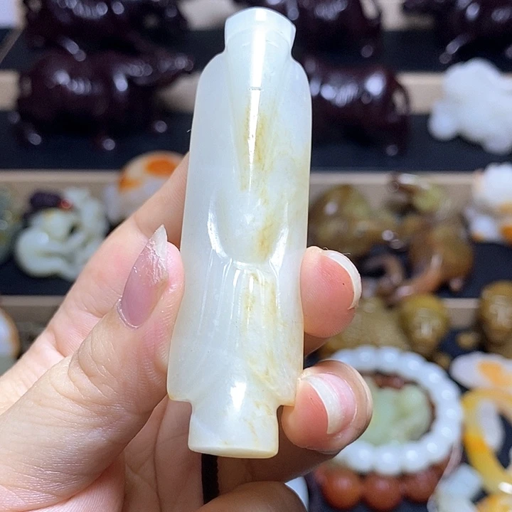 白玉菩提吊坠感谢支持