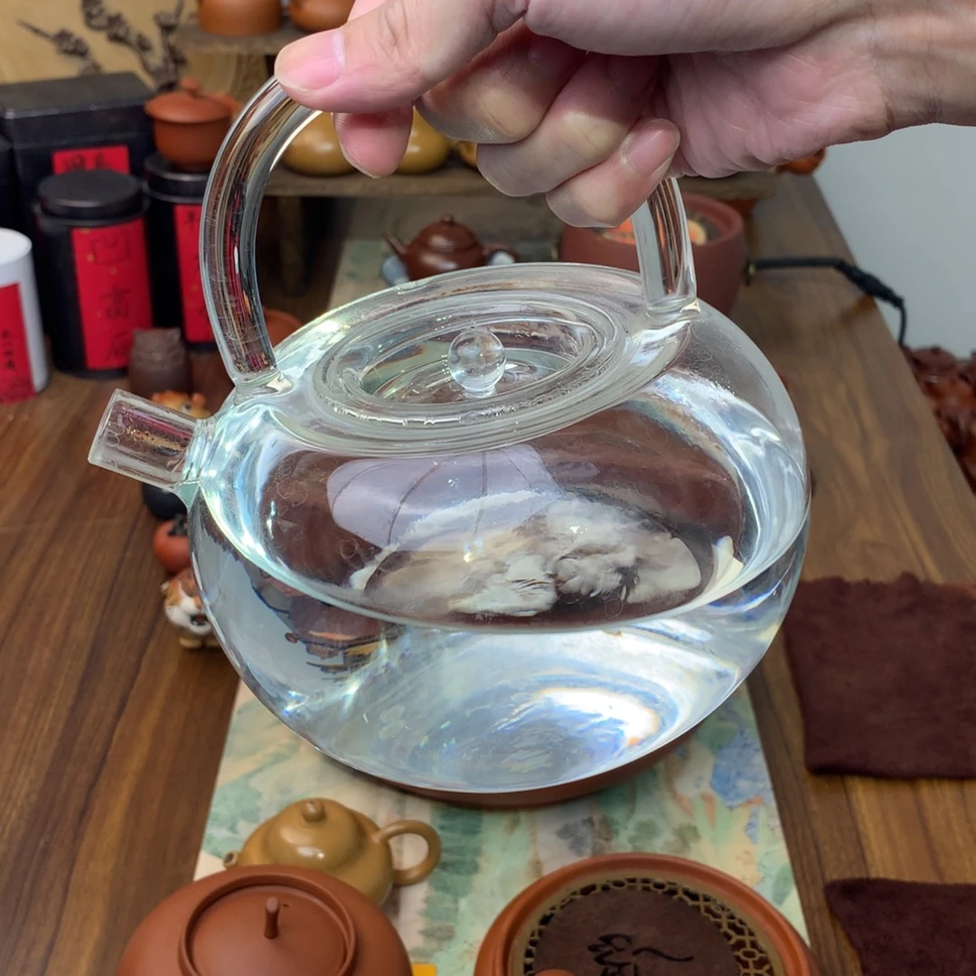 玻璃煮水壶苹果800ml