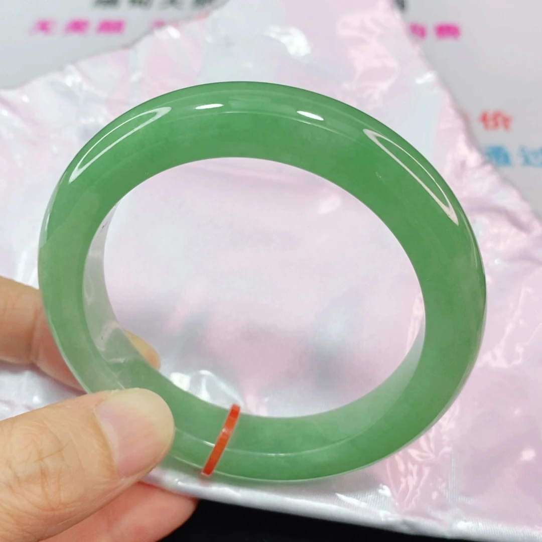 未镶嵌手镯翡翠56.8圈口正圈-强推高品质