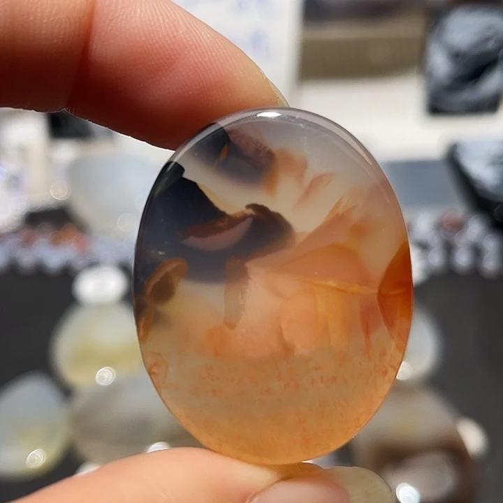 玛瑙/玉髓未镶嵌吊坠(不含链)