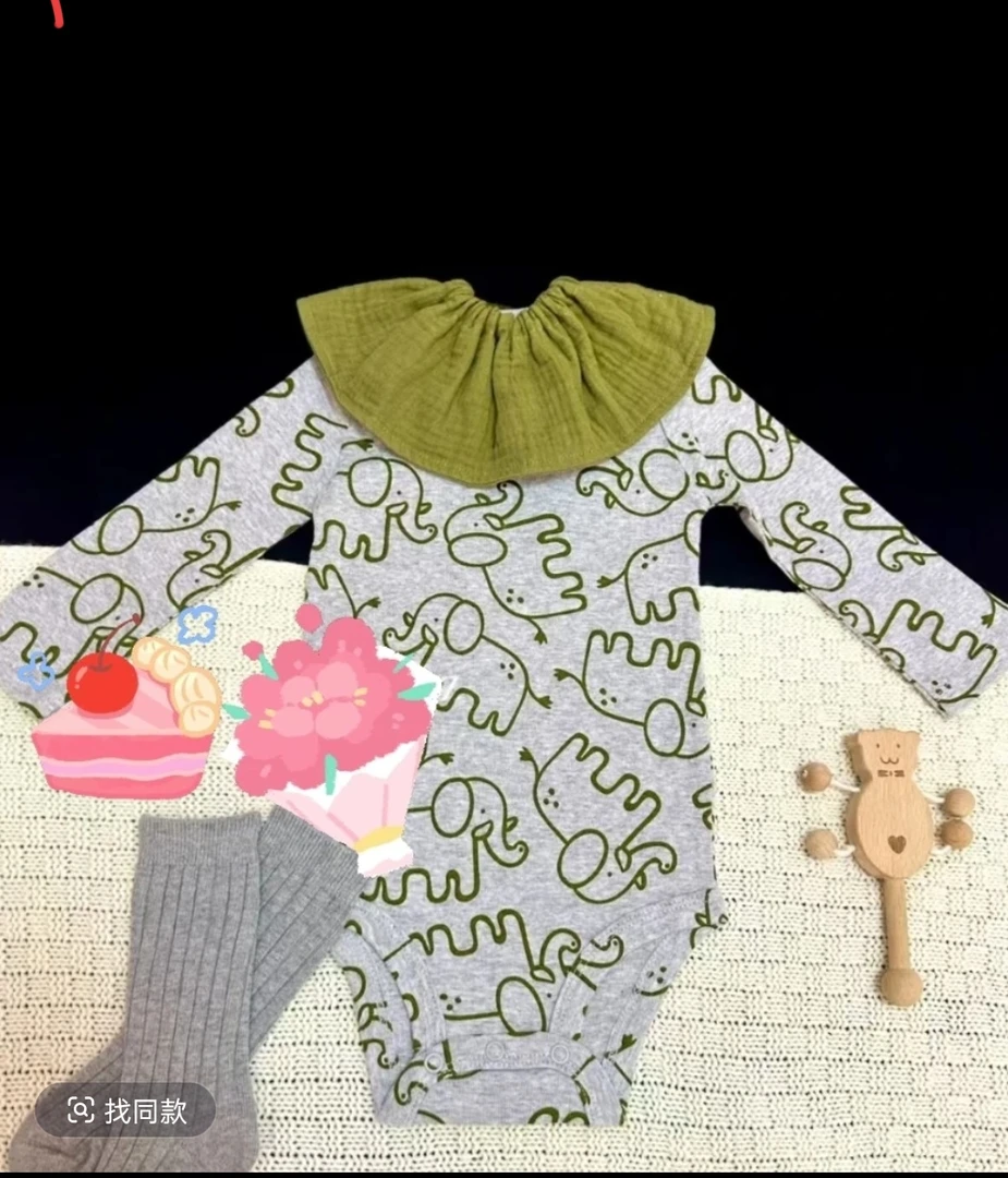 【欣婴宝定制款101-200】纯棉包屁衣春秋薄款男女宝婴儿透气舒服