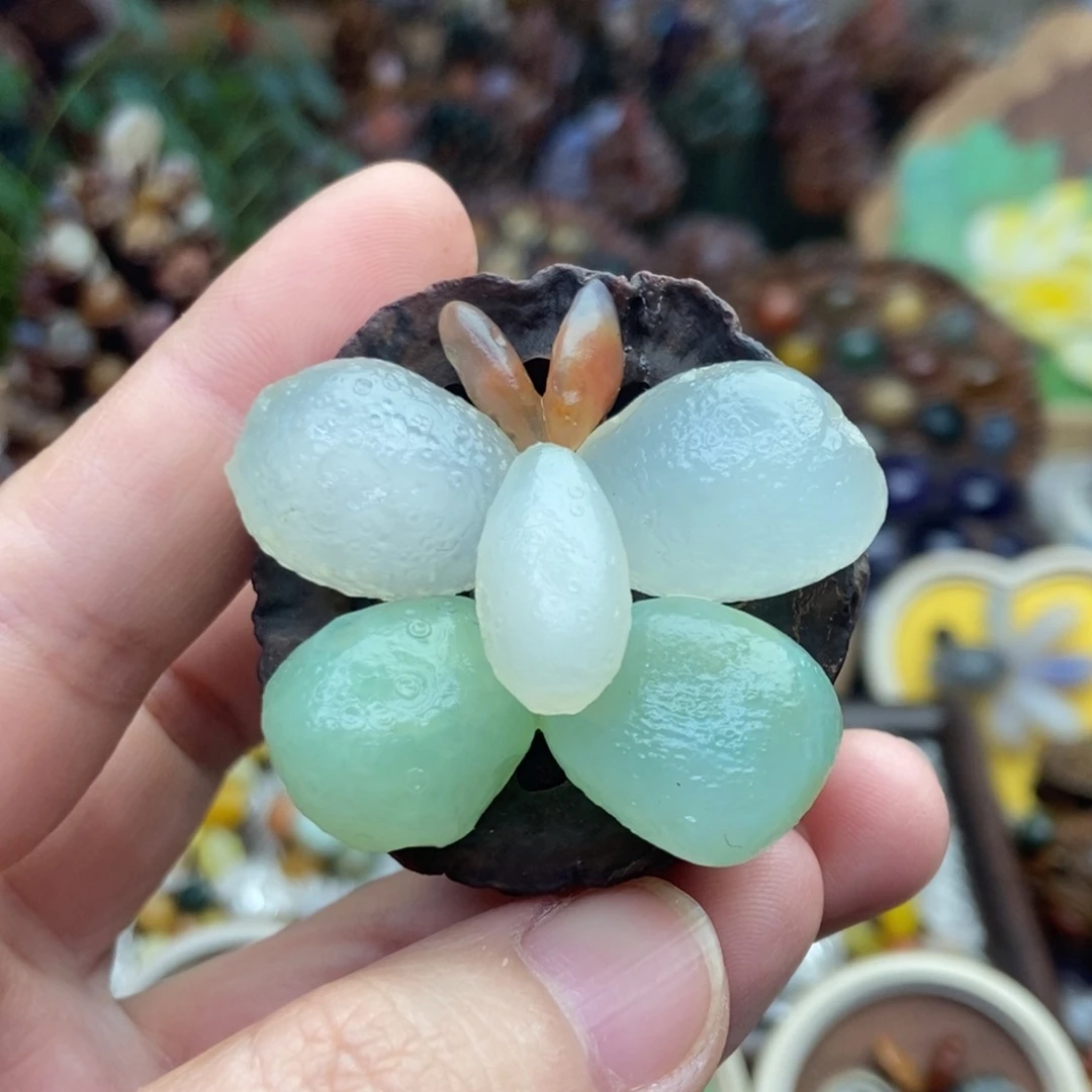 石材木石院子莲蓬摆件