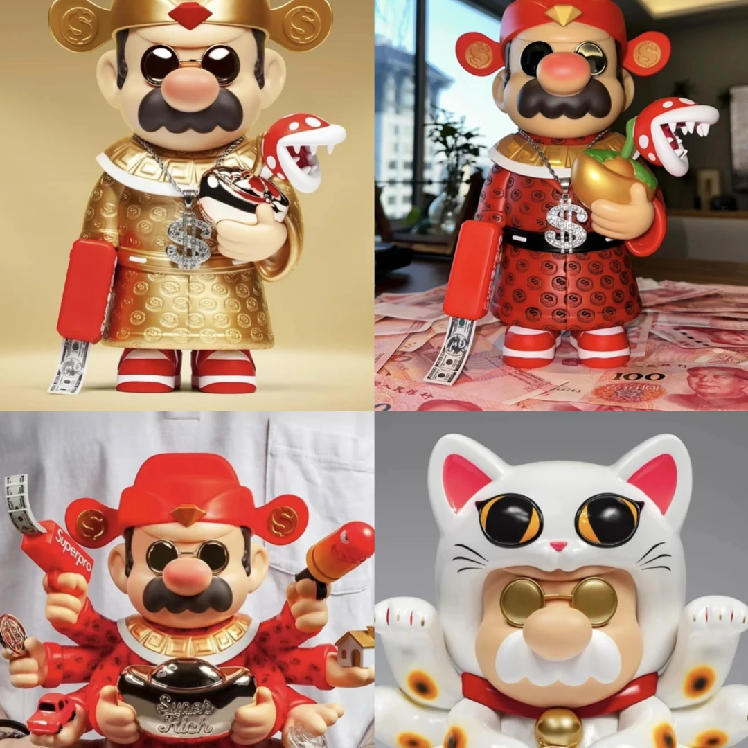 愚者乐园 zcwo 马里奥 潮玩摆件