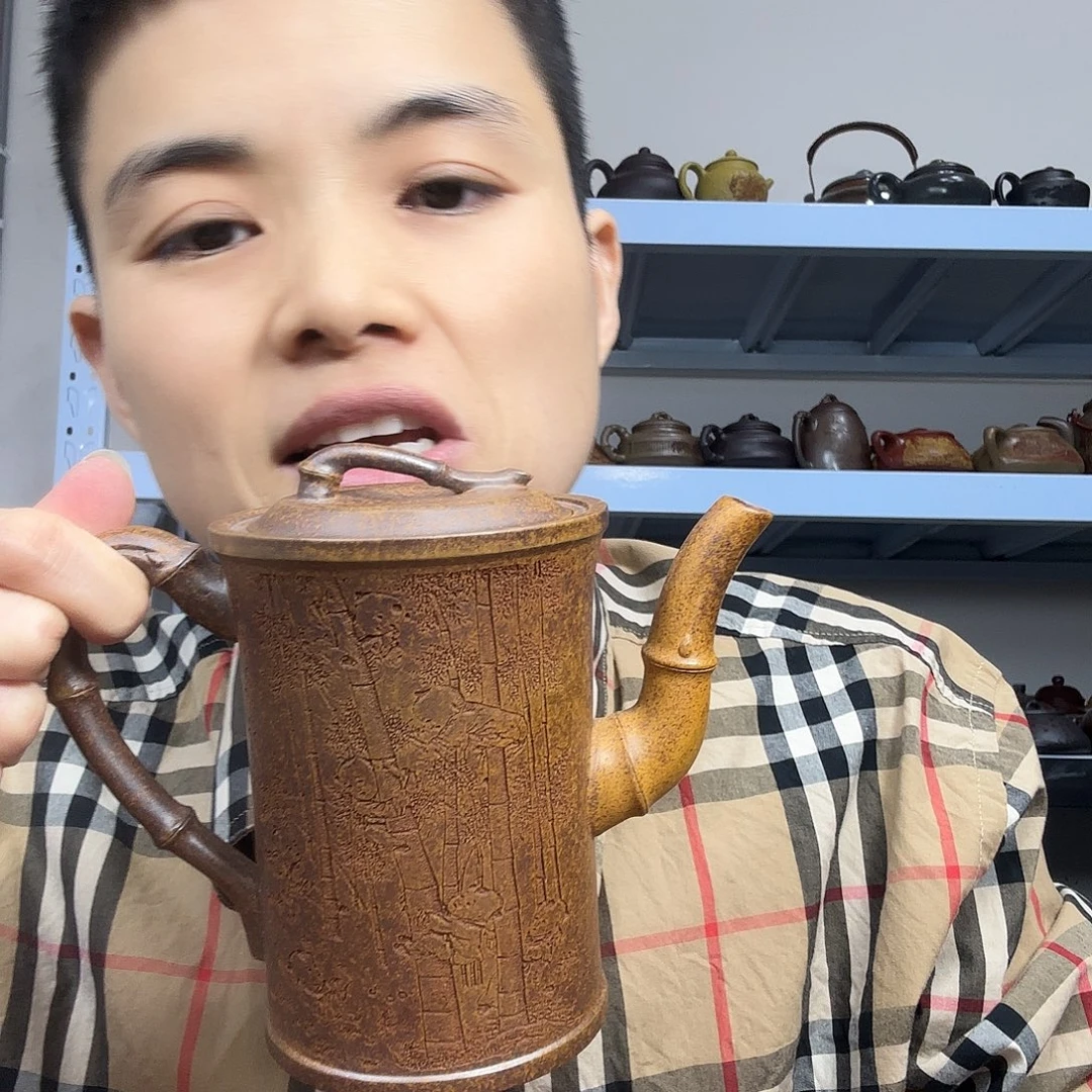 茶壶紫砂民间手艺人全手工制作