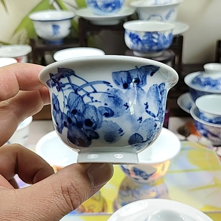 景德镇手工手绘陶瓷杯子