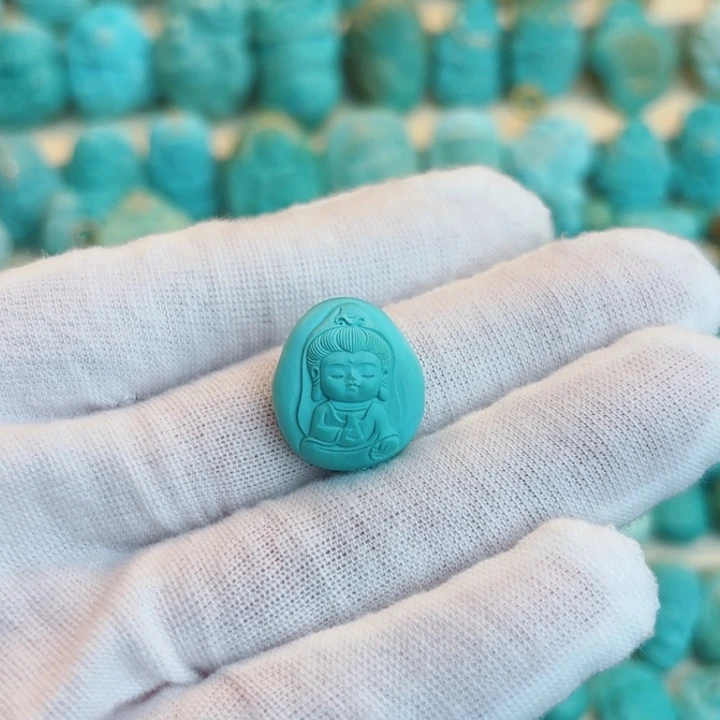 未镶嵌绿松石珠宝奇石