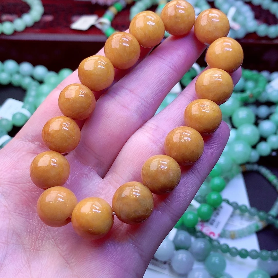 翡翠未镶嵌毛衣链