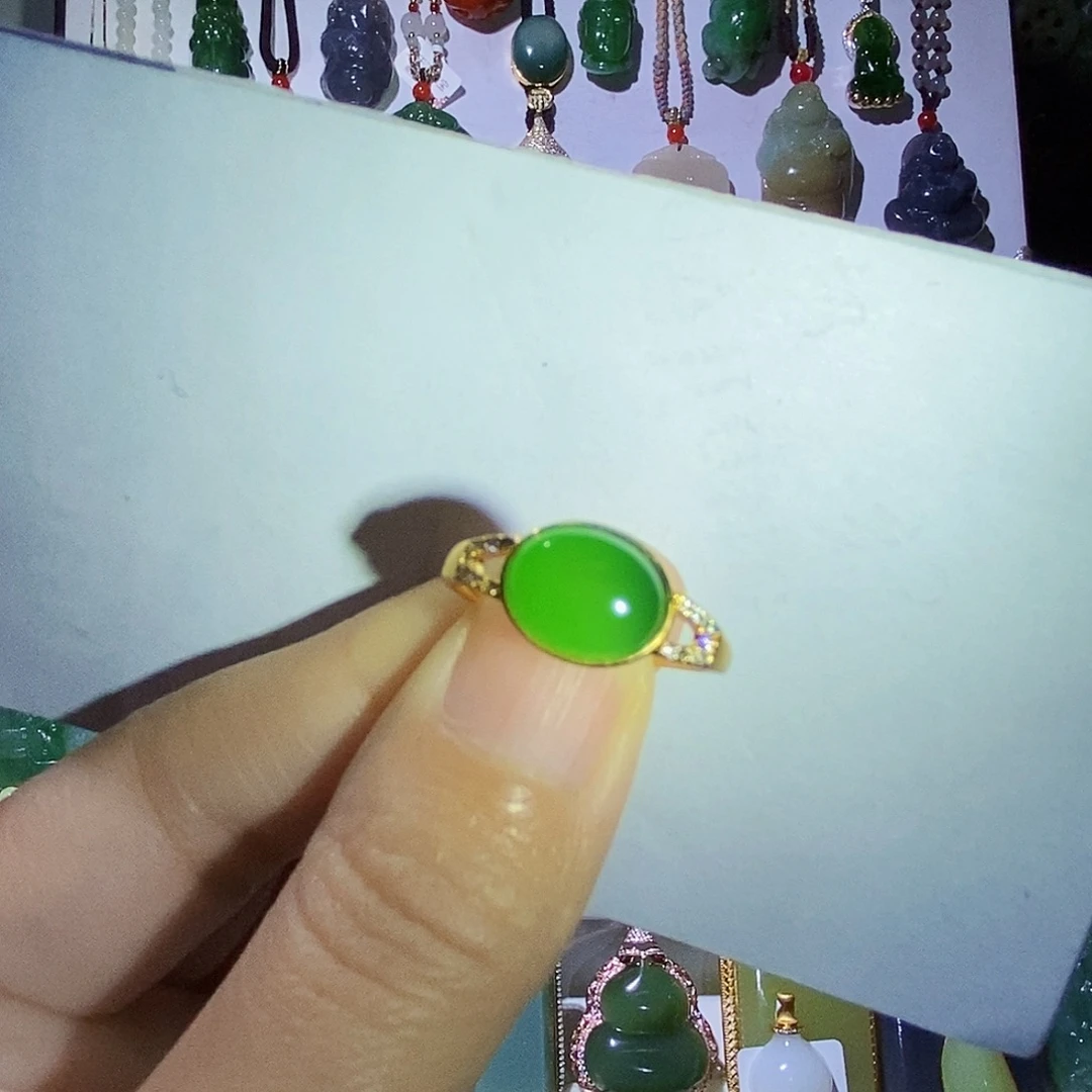 和田玉银S925镶嵌颈饰