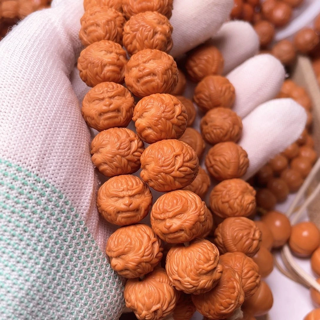 吊坠猴头核桃千***虎大圣