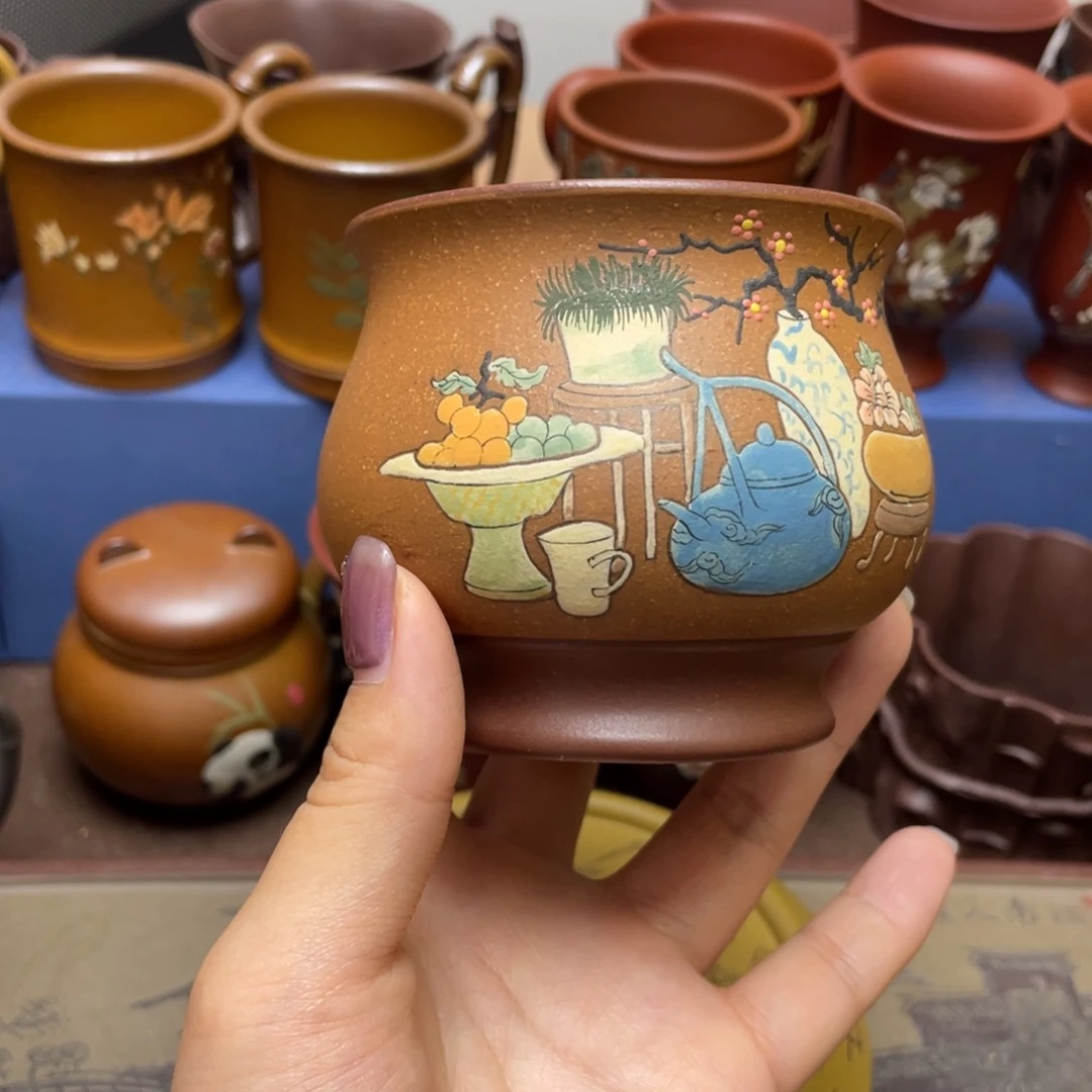 紫砂茶杯紫砂主人杯