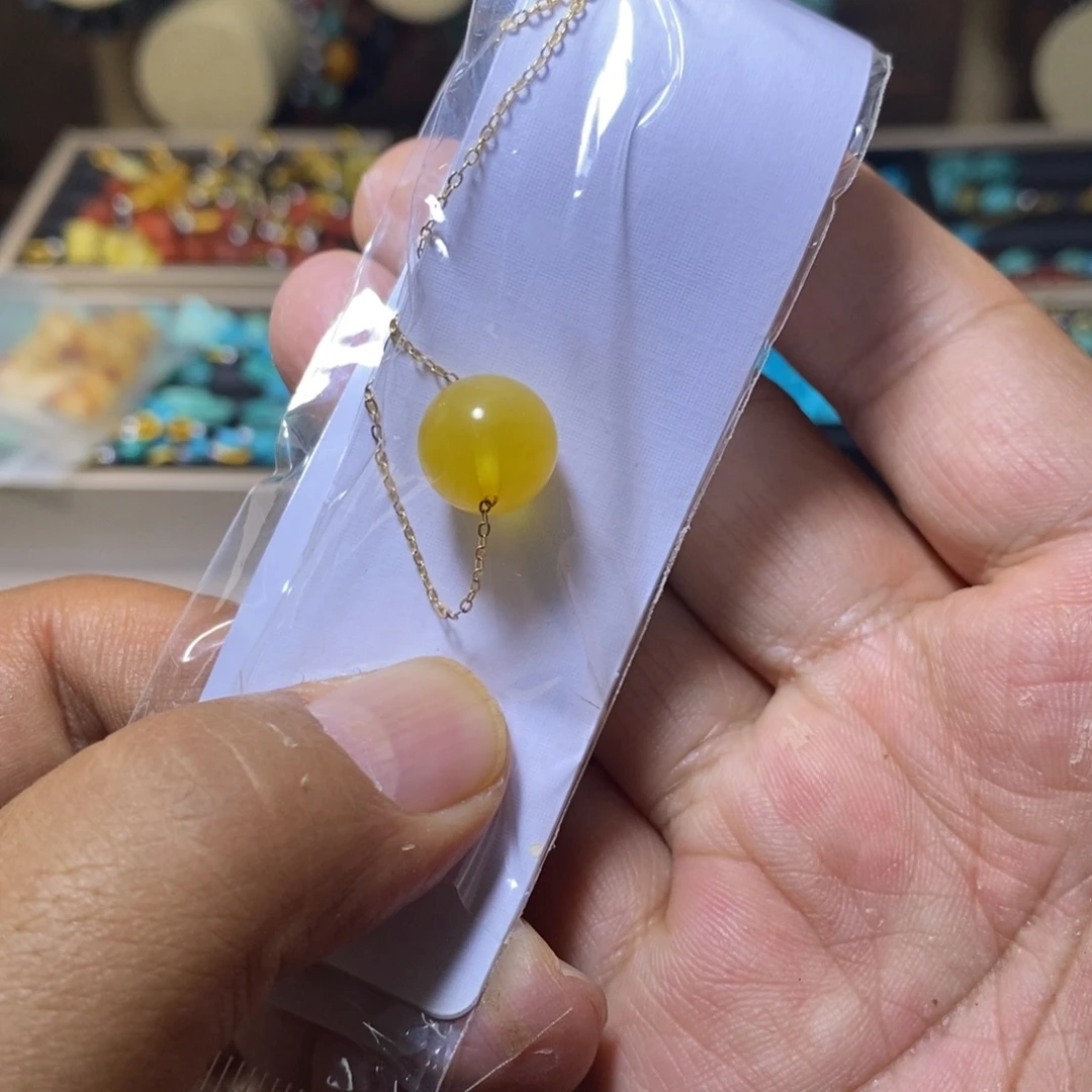 蜜蜡未镶嵌裸石配饰