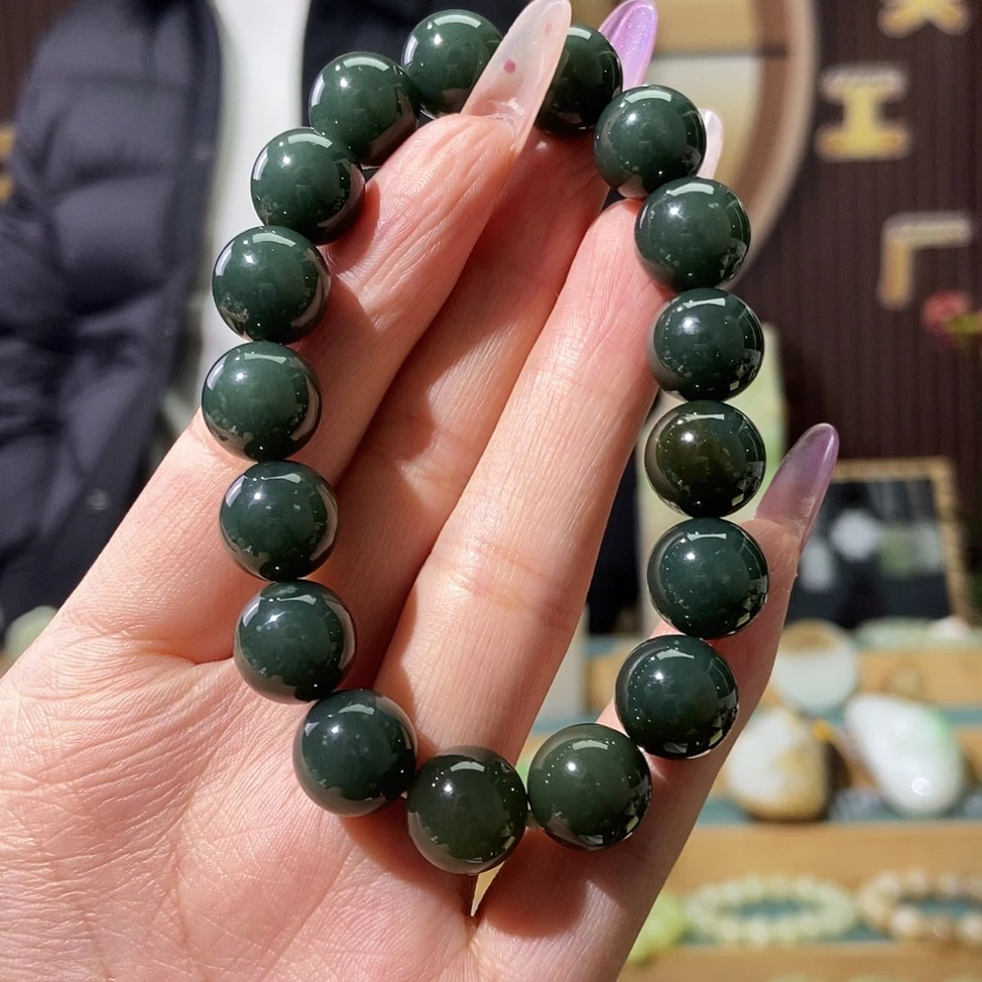 和田玉未镶嵌手链