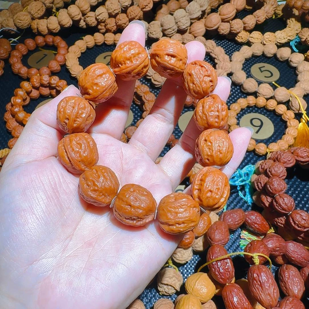 文玩核桃吊坠磨盘八棱