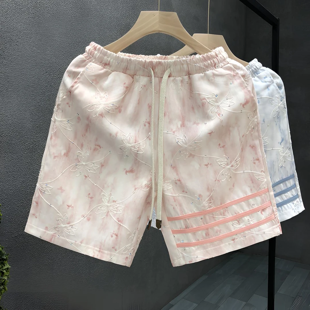 郎的小香风中性风洋气休闲短裤男痞帅青年无性别外穿五分裤沙滩裤