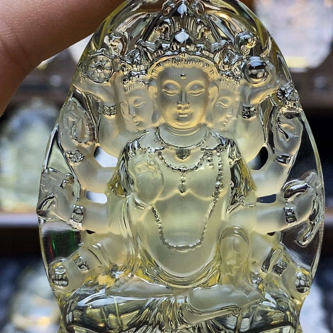 水晶未镶嵌吊坠(赠链)