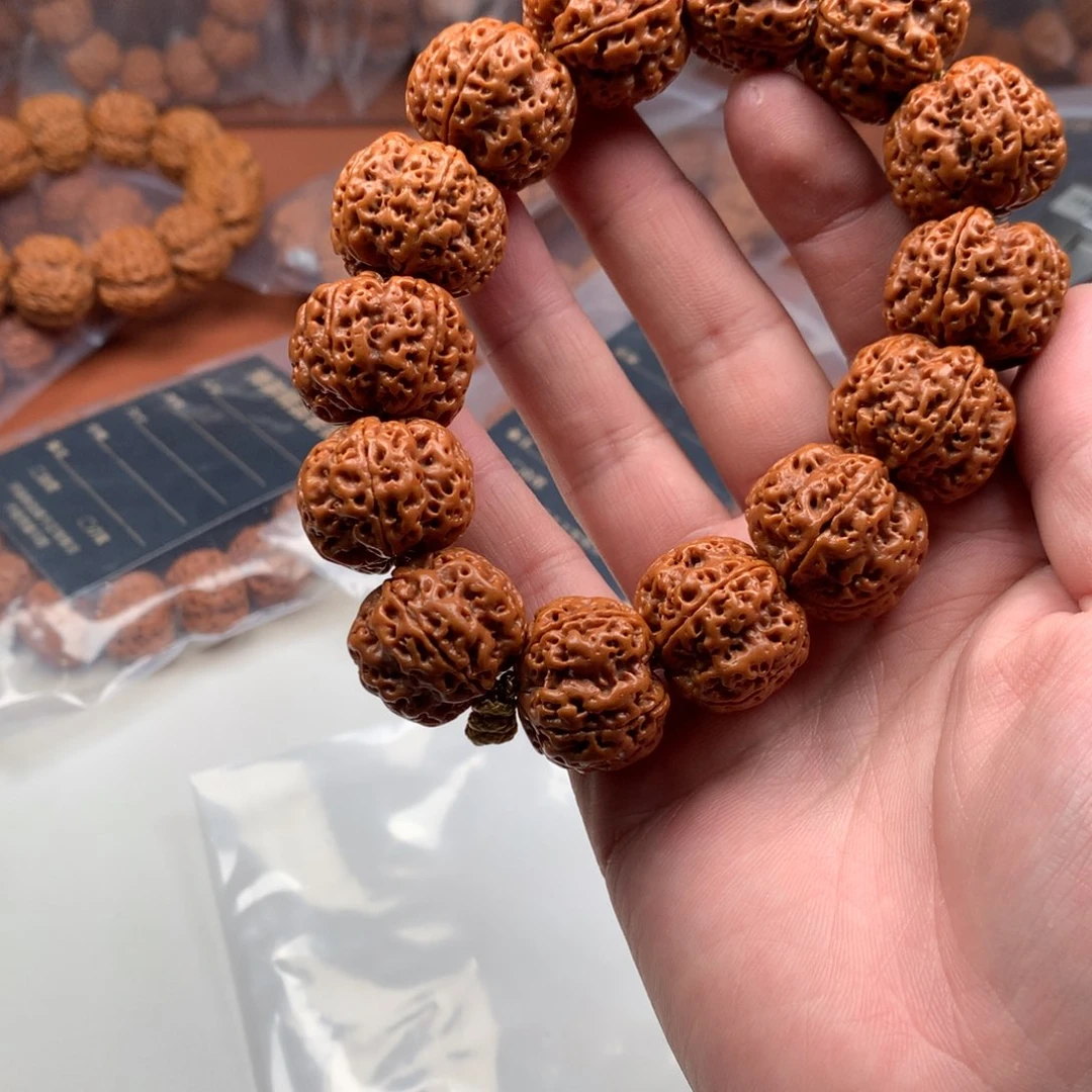 手串金刚菩提24.5+飞碟粗筋安娜梅花超头