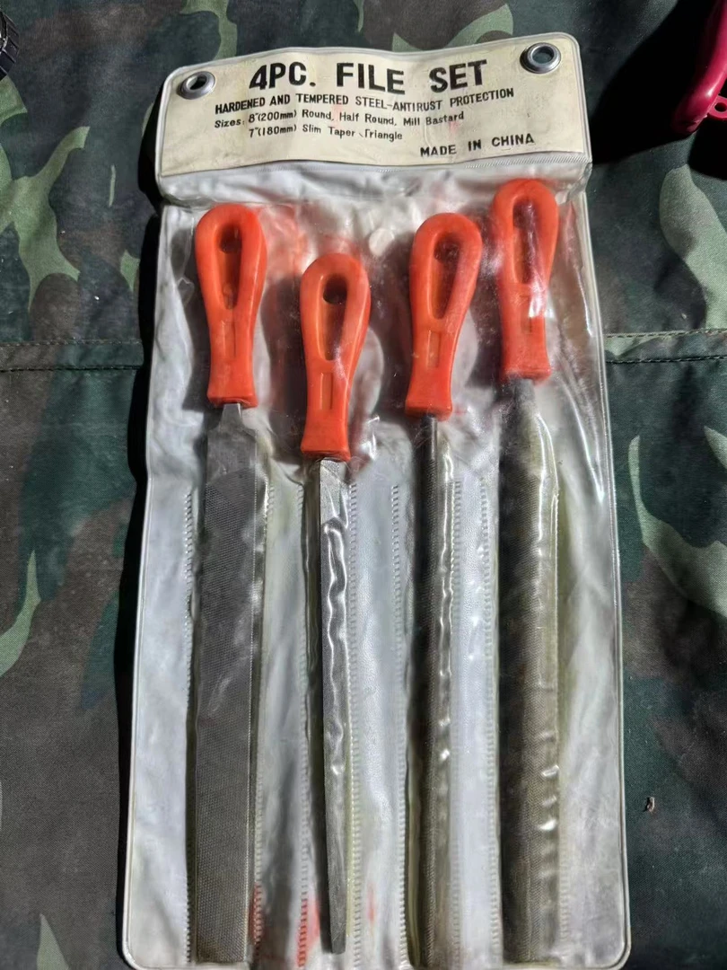 木工胶柄三角锉碳钢材质锯锉木匠钳工打磨实用工具