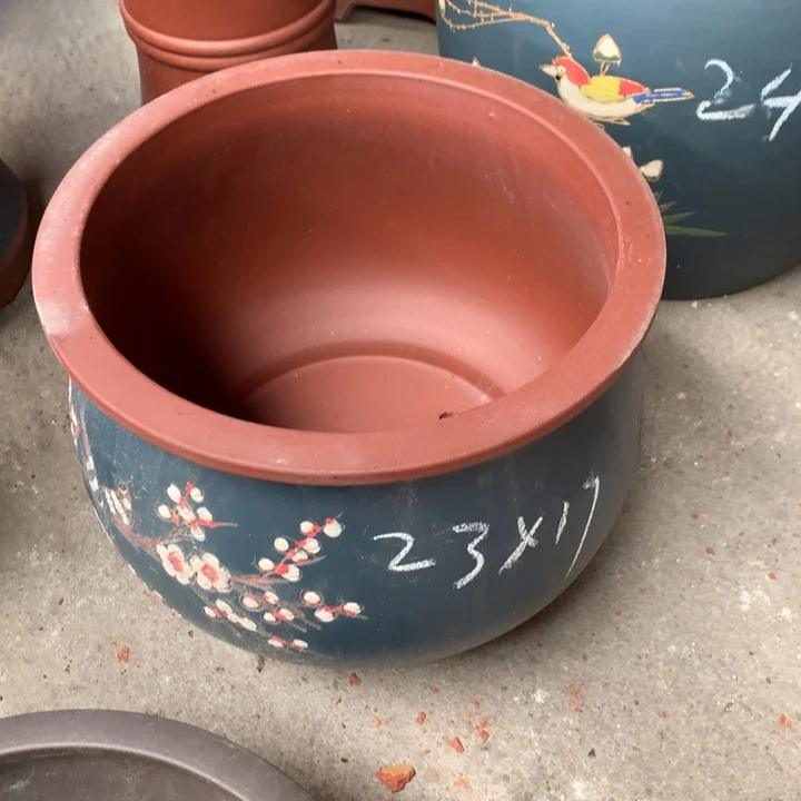 紫砂花盆紫砂花盆