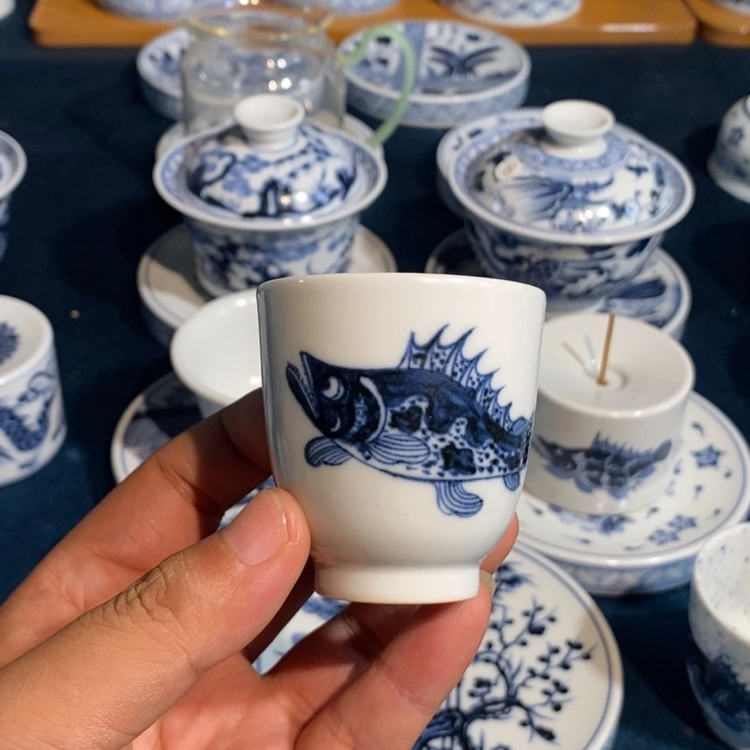 奥***父景德镇手工手绘茶器50