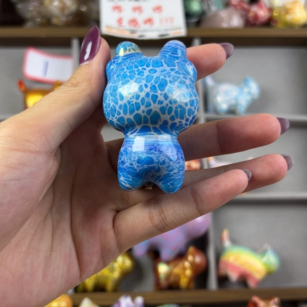 大鹿摆件蓝色鹿zz