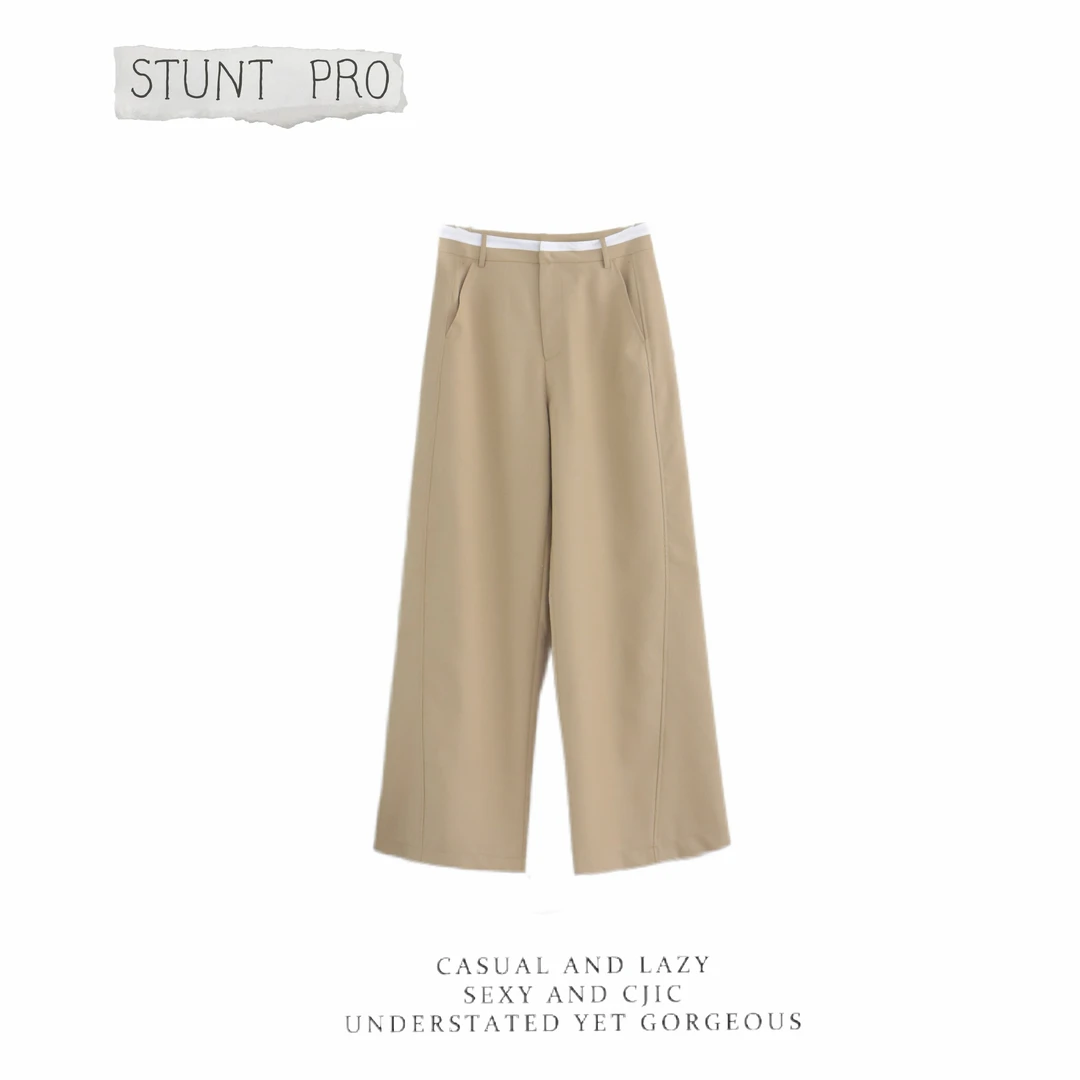 夏季休闲腰配色休闲裤1544