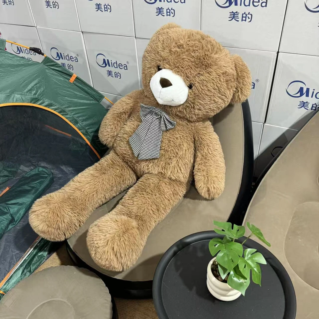 毛绒公仔玩偶白粉棕色随机泰迪熊公仔布娃娃玩具送礼好物