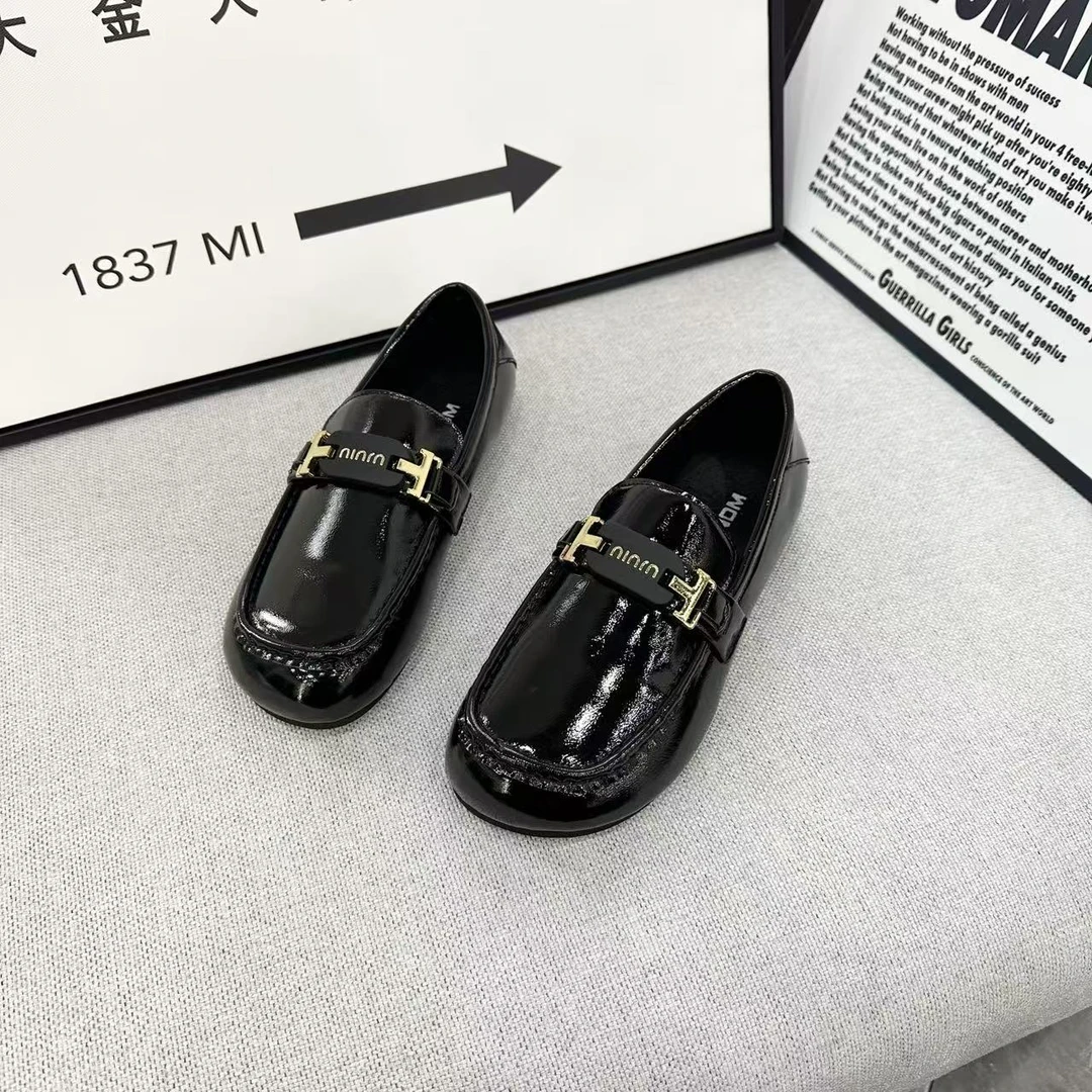 大金大码女鞋芒果头小皮鞋40-43